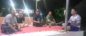 TNI Bersama Warga Ngopi Bareng Bangun Negeri