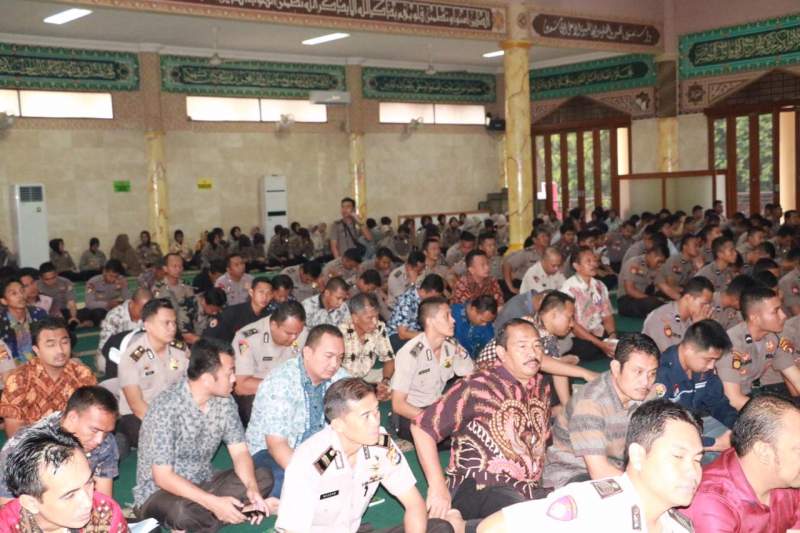 Doakan Kelancaran dan Keamanan Sidang PHPU 2019, Polda Banten Gelar Doa Bersama