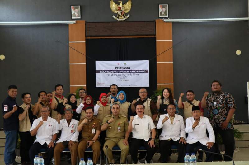 Pemkab Tangerang Kirimkan Relawan Pasca Karhutla Riau