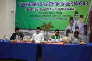 Wabup H. Mad Romli Resmi Buka Latihan Kader Masjid Prima DMI Kabupaten Tangerang