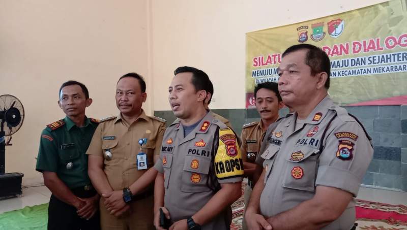 Kapolresta Tangerang Silaturahmi ke  Kecamatan Kronjo
