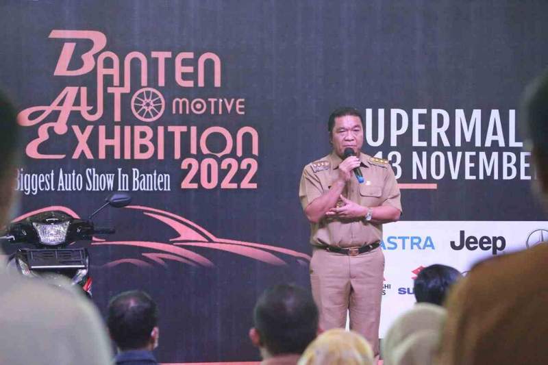 Buka Banten Automotive Exhibition 2022, Pj Gubernur Banten Al Muktabar Perekonomian Semakin Membaik