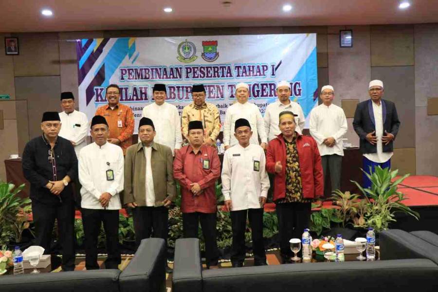 Sekda Buka Pembinaan Tahap I Kafilah Kabupaten Tangerang Menuju MTQ Ke 20 Provinsi Banten