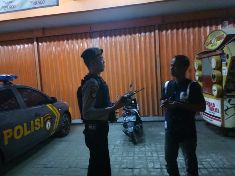 Personel Ditsamapta Polda Banten Rutin Gelar Patroli Malam