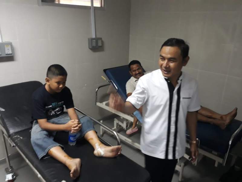 Wakil Bupati Tangerang Besuk Korban Tsunami di RSUD Balaraja
