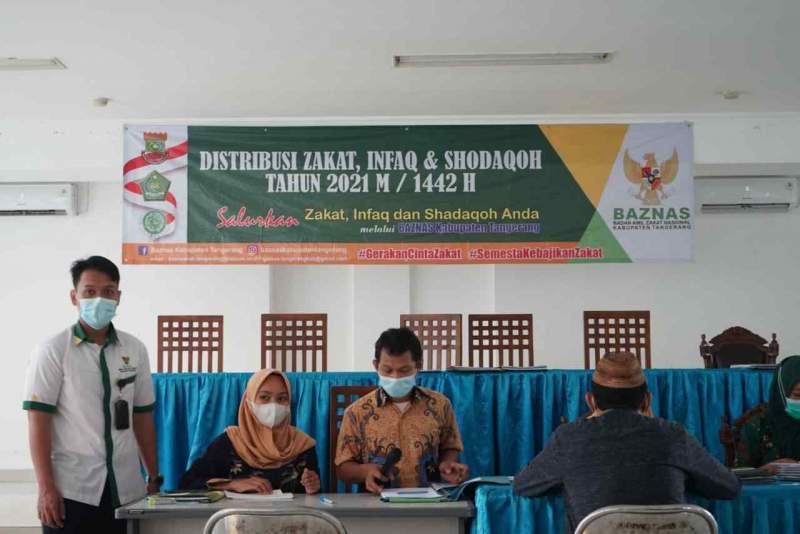 BAZNAS Kabupaten Tangerang Distribusikan Zakat Tahap Kedua
