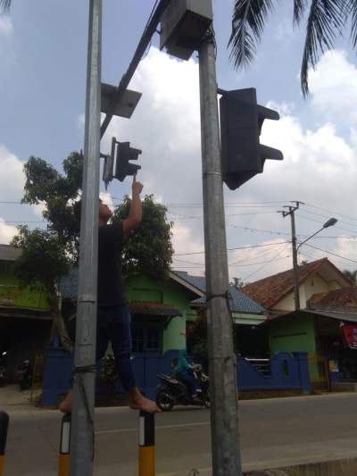 Tim Opsnal Polres Serang Kota Berhasil Ringkus Pencuri Aki Lampu Warning Light