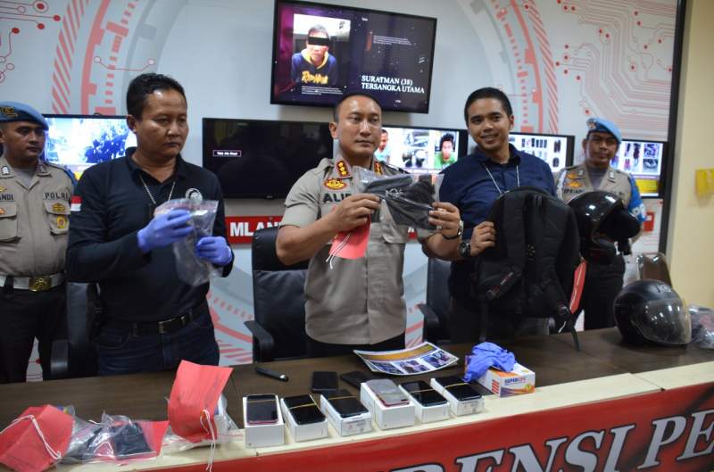 Polresta Tangerang Bekuk Pelaku Perampokan Toko HP Cikupa