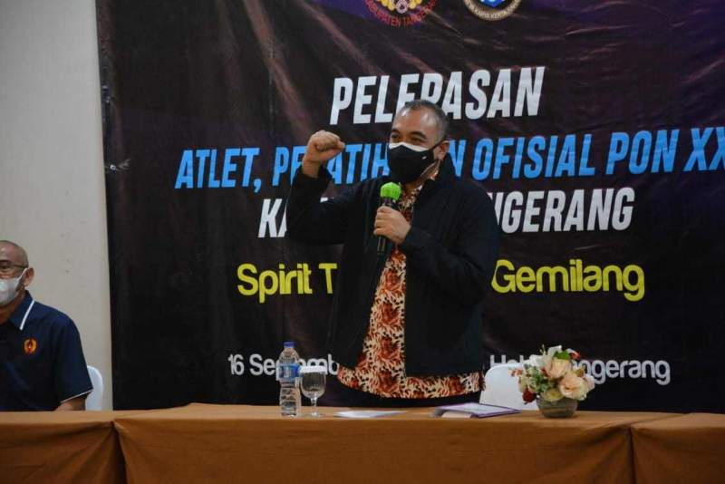 Wakili Provinsi Banten, 55 Atlet Asal Kabupaten Tangerang Dilepas Bupati Menuju PON Papua