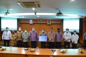 Foto : Dinas Pariwisata Kota Tangsel Studi Banding Pelaksanaan Hari Jadi Kabupaten Tangerang Secara Virtual