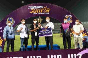 Tangerang Junior League Usai, Bupati Zaki Minta Pembinaan dan Pembibitan Terus Berjalan