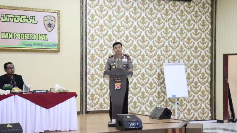 Dukung Program Kapolri, Polda Banten Gelar Pelatihan Peningkatan Kemampuan Training Of Trainer SDM Unggul