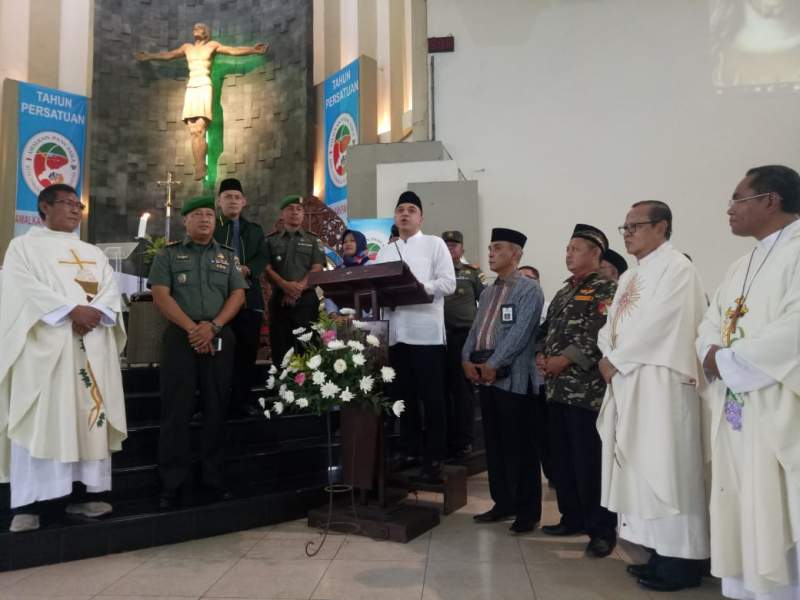 Bupati Tangerang Hadiri Ultah ke-12 Gereja Santa Odelia
