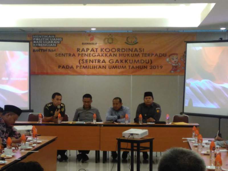Antisipasi Dugaan Pelanggaran Pemilu, GAKKUMDU Kabupaten Tangerang Gelar Rapat Koordinasi