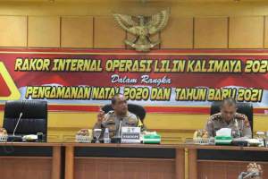 Foto : Polda Banten Gelar Rakor Internal Operasi Lilin Kalimaya 2020
