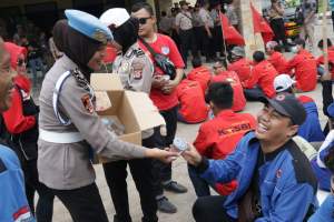 Demo Buruh, Polresta Tangerang Terapkan Skema Pengamanan Berpelayanan