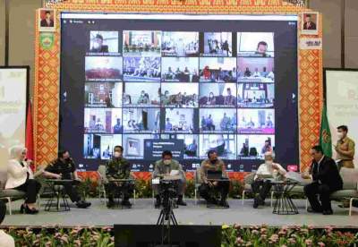 Pemkab OKU Gelar Rapat Koordinasi Forkopimda Tahun 2021