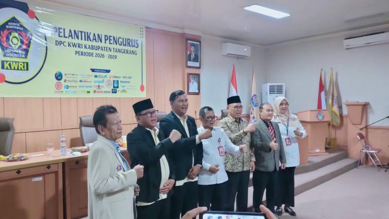 Resmi Dilantik, Pengurus DPC KWRI Kabupaten Tangerang Siap Perkuat Sinergi dan Profesionalisme Pers