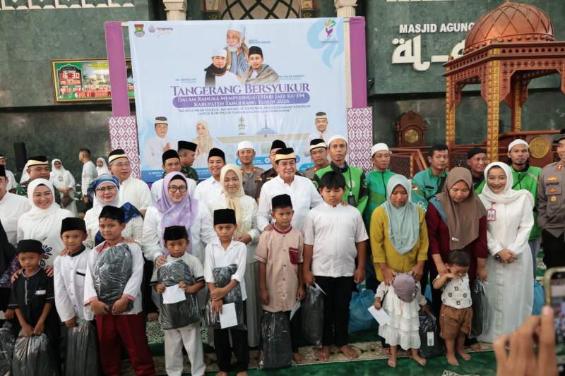 Hadiri Tangerang Bersyukur Sambut HUT Kabupaten Tangerang ke-394, Bupati Tangerang Ajak Masyarakat Panjatkan Doa