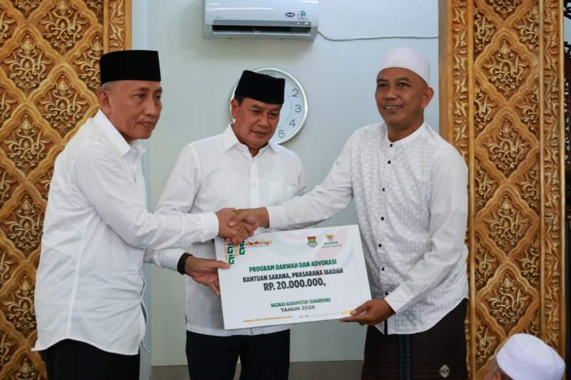 Jumling di Masjid At-Taqwa, Bupati Tangerang Serap dan Siap Perjuangkan Aspirasi Masyarakat Kelapa Dua