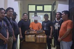 Bawa 26 Kg Ganja, Pria Asal Padang Ditangkap di Kotapinang