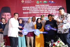 Menteri PKP Apresiasi Bedah Rumah Pemkab Tangerang