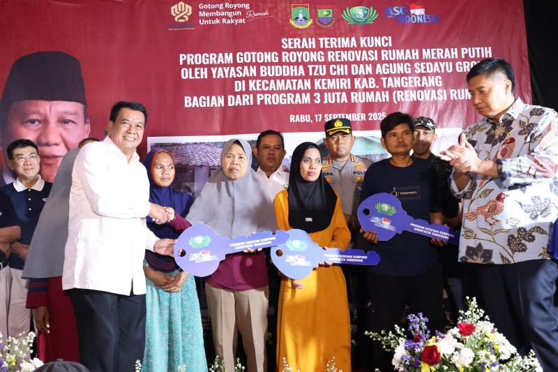 Menteri PKP Apresiasi Bedah Rumah Pemkab Tangerang