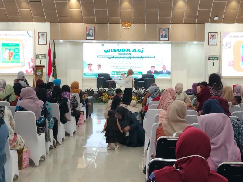 Peringati Hari Menyusui Sedunia 2026, Bupati Tangerang dan Dinkes Wisuda 132 Bayi ASI Eksklusif