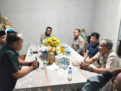 Silaturahmi ke Polsek Tigaraksa, Azis Gagap dan KH. Syahdan  Paparkan Konsep Ponpes Berbasis Agro Wisata