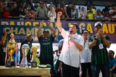 Bupati Tangerang Apresiasi Open Turnamen Link Viber Cup 2016