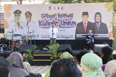 Puncak festival Gebyar Kuliner UMKM, Disambut Antusias Warga Kosambi