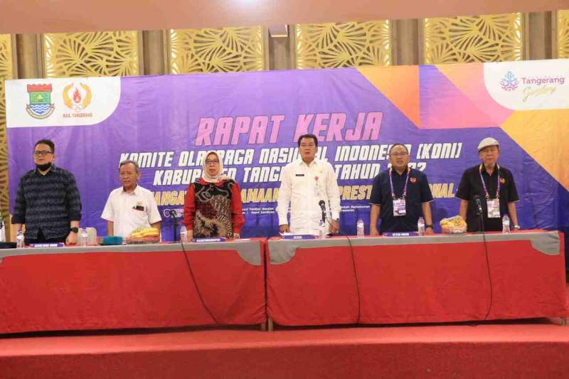 Sekda Buka Raker KONI Kabupaten Tangerang