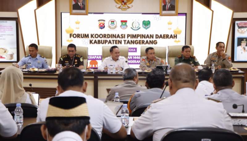 Sekda Pimpin Rakor Forkopimda, Bahas Stok dan Harga Sembako Menjelang Ramadan