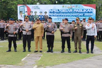 Apel Gelar Pasukan May Day 2026, Pemkab Tangerang Pastikan Pengamanan Hari Buruh Internasional Optimal dan Humanis