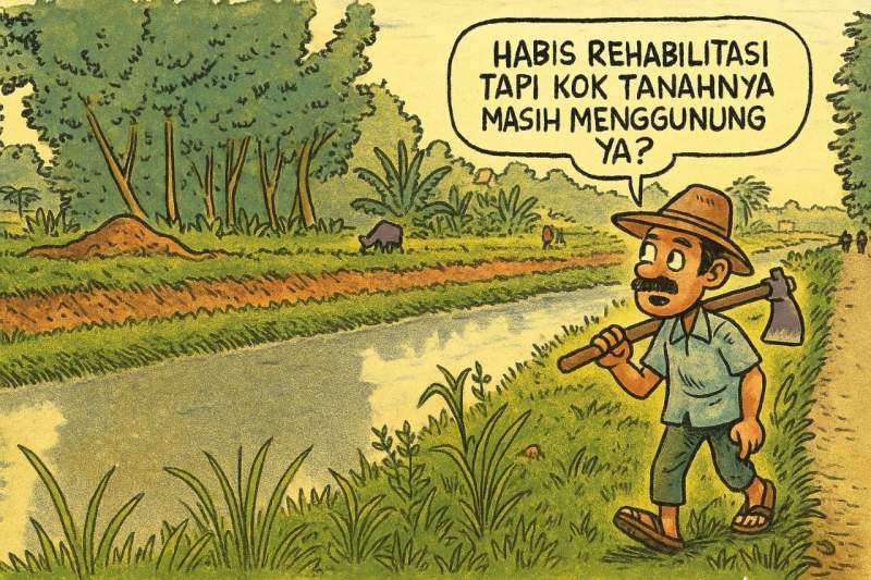 Kebersihan Jaringan Irigasi C3 Dipertaruhkan: Ketua LSM Pelopor Indonesia Minta Tindakan