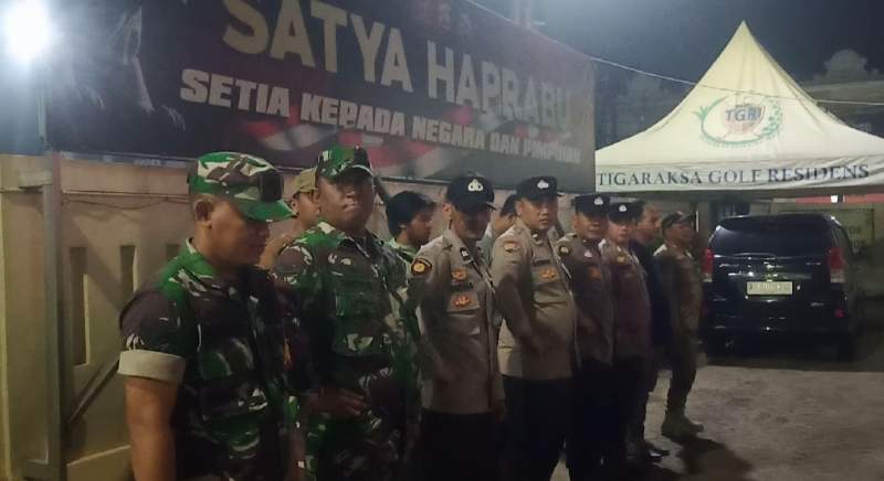 Sinergitas TNI-POLRI Laksanakan Pengamanan Ibadah Kenaikan Isa Al Masih
