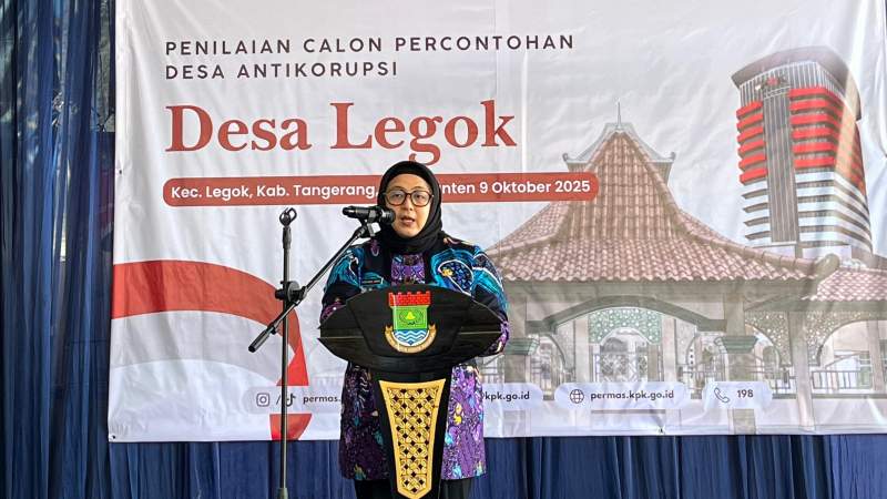 Kabupaten Tangerang Dukung Penuh Program Desa Anti Korupsi, Wabup Intan: Ini Komitmen Tata Kelola yang Bersih