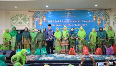Muslimat NU Gelar Halal Bi Halal, Dukung Penuh Program Bupati dan Wakil Bupati Tangerang