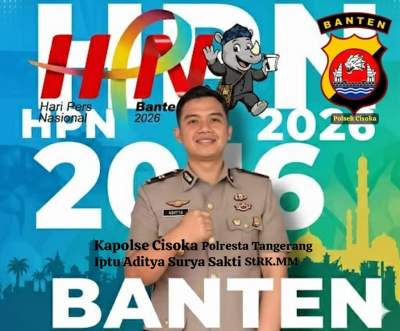 Kapolsek Cisoka Ucapkan Selamat HPN 2026, Dorong Sinergi Pers dan Polri Jaga Kamtibmas