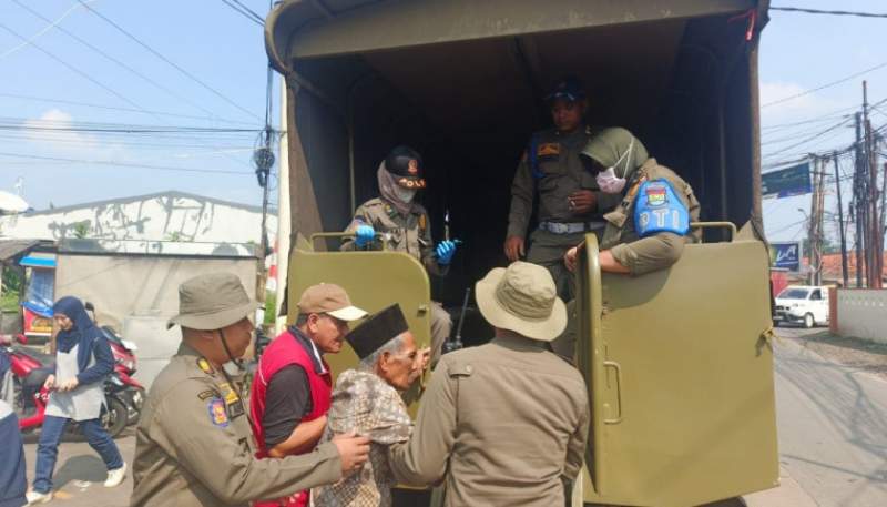 Penertiban PMKS, Satpol PP Kabupaten Tangerang Jaring 15 Orang