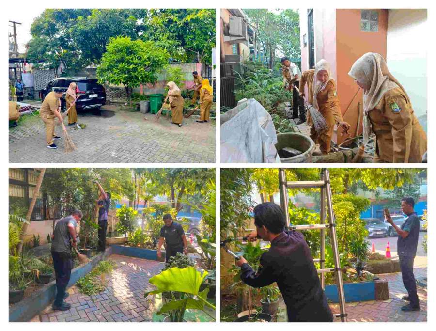 Kerja Bakti Rutin Dua Kali Sepekan, Kecamatan Neglasari Jadi Garda Terdepan Wujudkan Lingkungan Bersih di Kota Tangerang