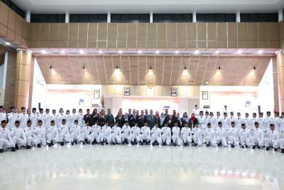 Jelang HUT ke-80 RI, Bupati Tangerang Kukuhkan Pasukan Paskibraka