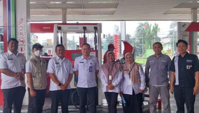 Jelang Nataru, Disperindag Kabupaten Tangerang Cek Alat Ukur SPBU