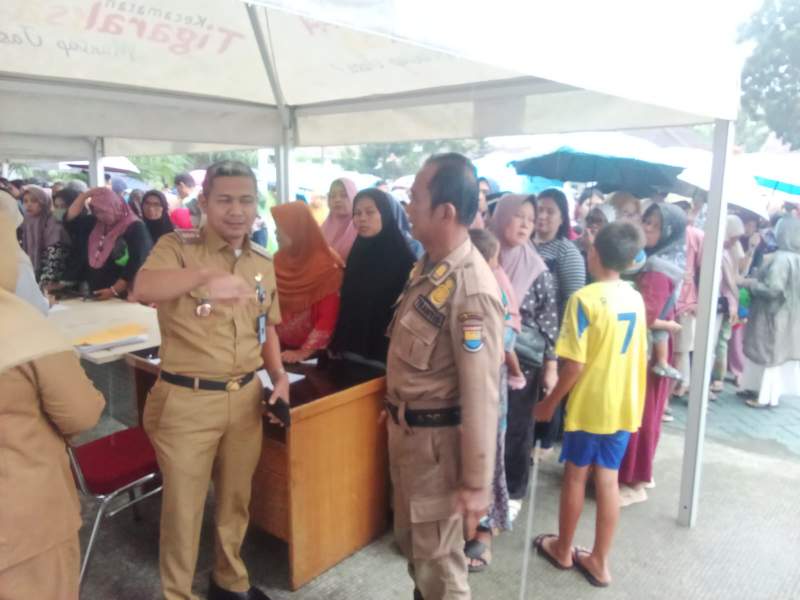 Kecamatan Tigaraksa Gelar GPM, Ribuan Warga Sambut Antusias Sembako Bersubsidi