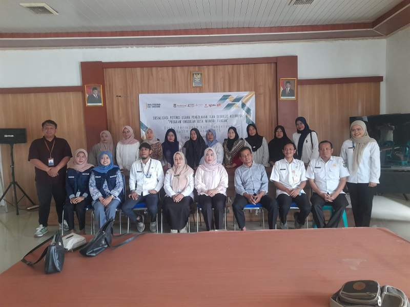 Sosialisasi Potensi Usaha Pengolahan Ikan Berbasis Program Kelompok Unggulan Desa Mandiri Pangan Digelar di Kali Asin