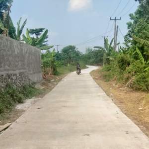 Pemdes Babakan Kecamatan Tenjo Gunakan Dana Desa Tahap Pertama untuk Bangun Jalan dan Sumur Alam