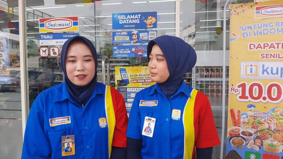 Ratusan Warga Meriahkan Pembukaan Gerai Indomaret di Puri Permata Karang Tengah