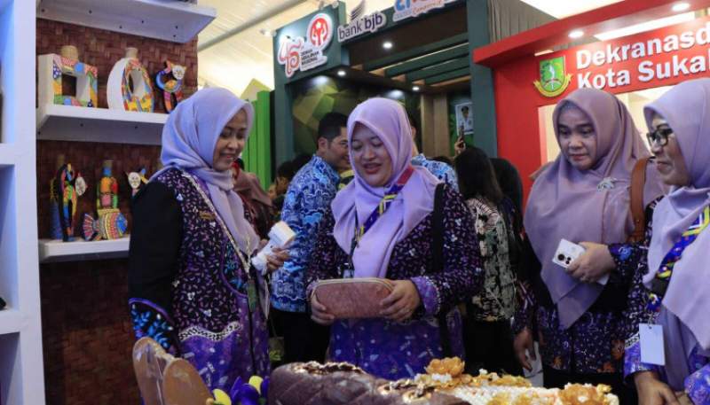 Produk Unggulan Kab. Tangerang Ikut Berpartisipasi pada Pameran di Puncak Perayaan HUT Ke-45 Dekranas