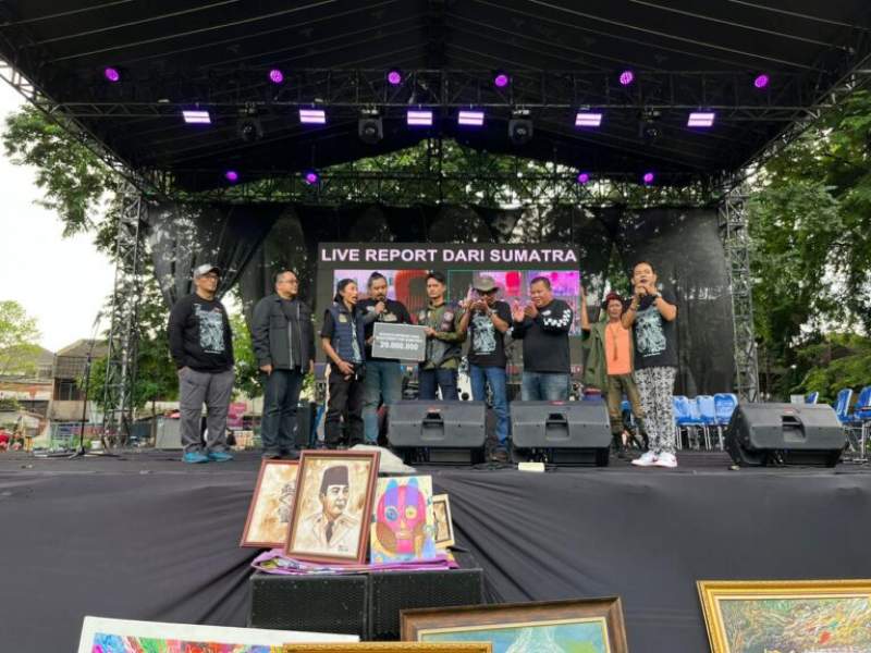 Scooterist for Sumatra, Komunitas Pecinta Vespa Gelar Konser Amal dan Lelang Kemanusiaan di Kota Tangerang