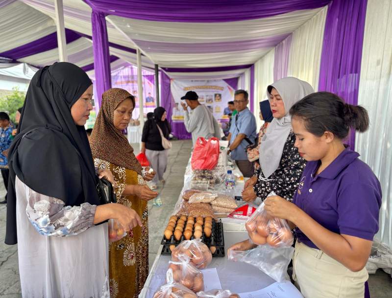 DPKP Kabupaten Tangerang dan Kecamatan Tigaraksa Gelar Gerakan Pangan Murah Jelang Idul Adha